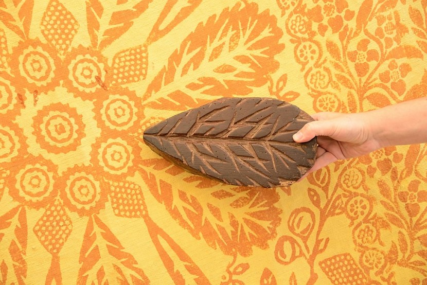 Workshop con il colore naturale e il block print