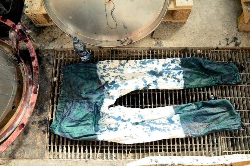 Workshop con il colore naturale su denim